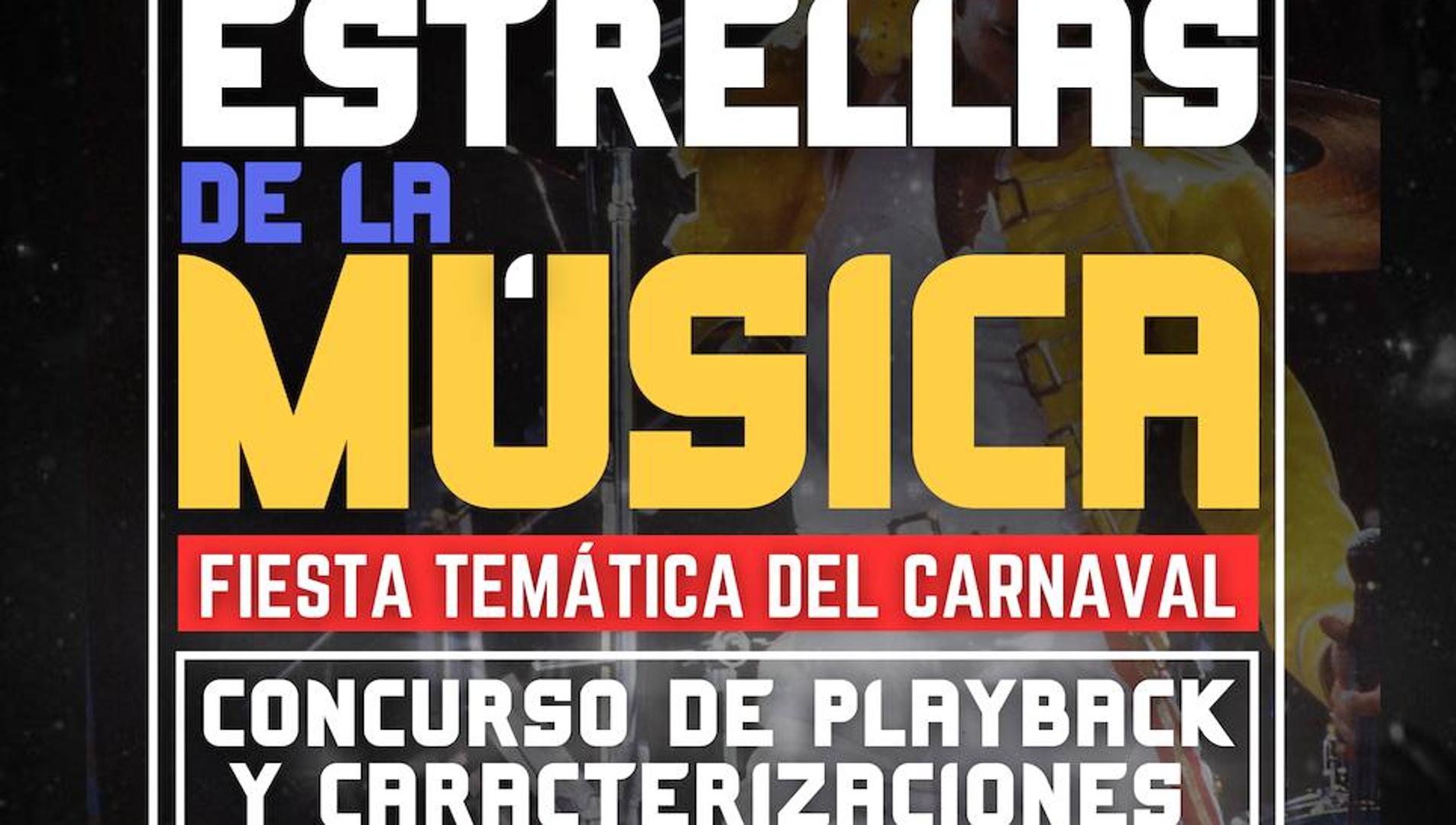 La fiesta del viernes de Carnaval tendrá como temática a las 'Estrellas